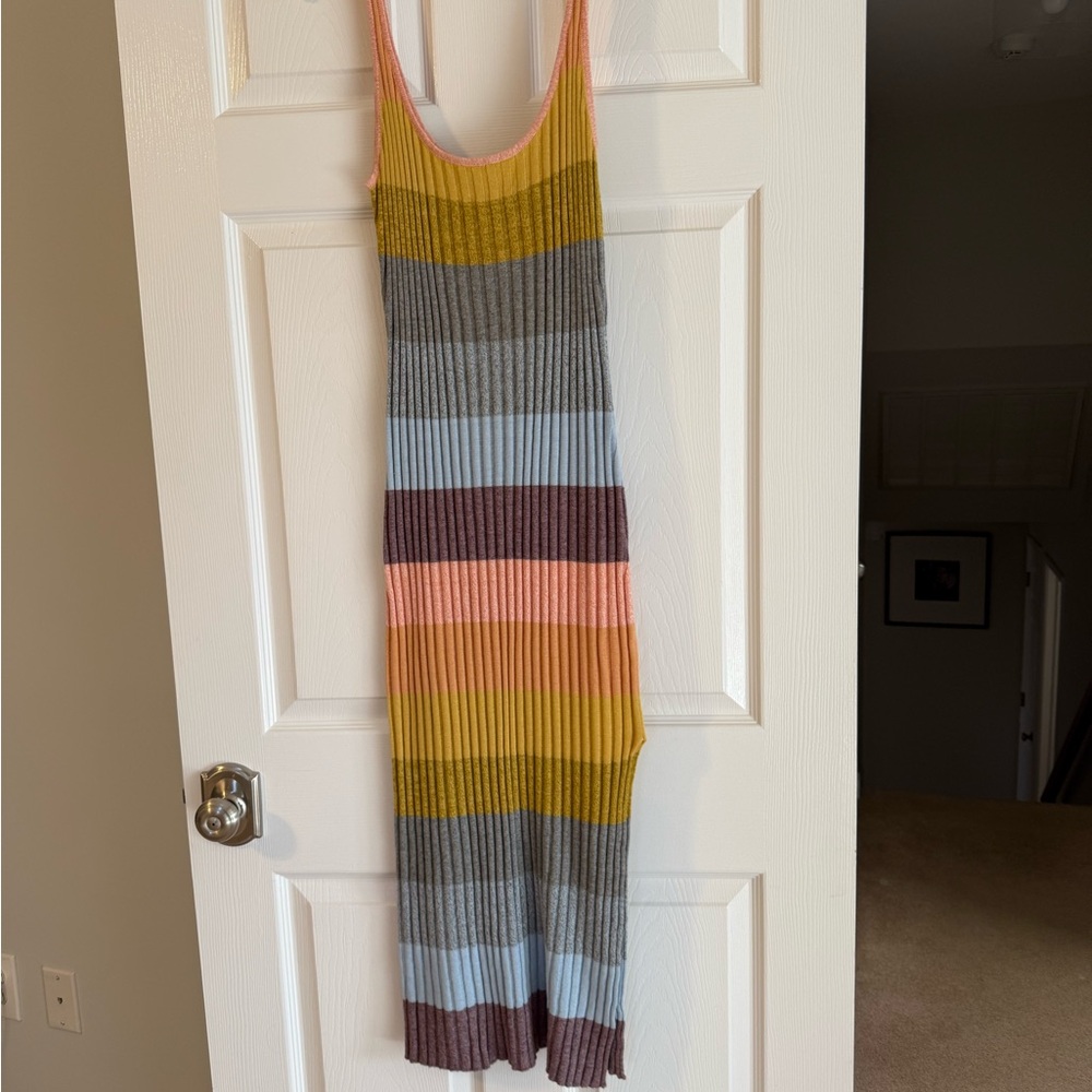 SAYLOR Yellow and Pink Knit Top